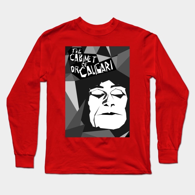 The Cabinet Of Dr. Caligari - The Somnambulist. Long Sleeve T-Shirt by OriginalDarkPoetry